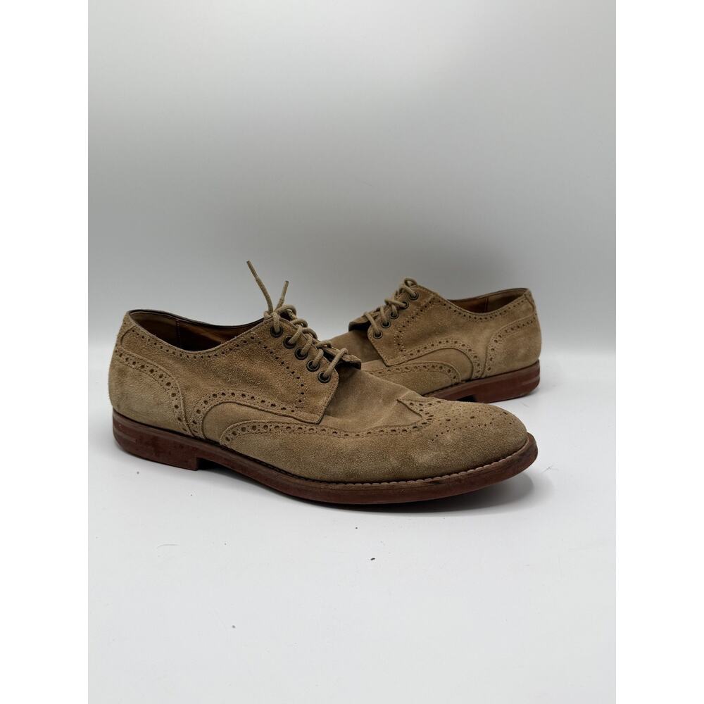 Antonio Maurizi Suede Wingtip Brogue Brown 6800 Mens 45 EU Size 12 US